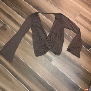 TOBI Low V cross over shirt